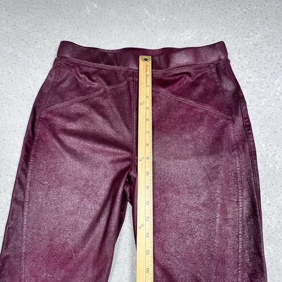 Free People Leggings Womens Size Medium Burgundy Wine Inseam 25 in - Picture 5 of 9